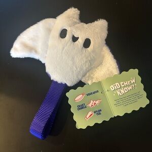 NWT Barkbox Manny Ray Dog Toy Size M Medium Nylon Tug Crazy Crinkle Squeaker